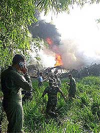 military aircraft crash in indonesia 200509 03