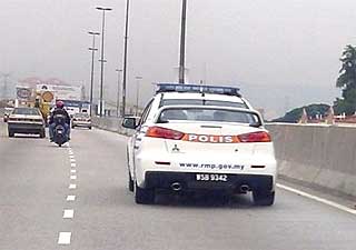police new highway patrol car mitsubishi evo 10 250509