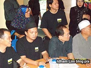 perak state pakatan adun hunger strike launch 260509 02