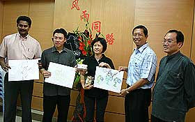 frog katak cartoon drawing contest perak winners 270509