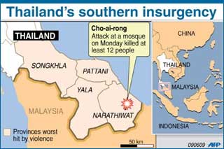 southern thailand violent attack at muslim mosque 090609 02