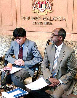 tian chua sivarasa suhakam report parliament pc 160609 02