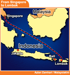 manohara singapore to lombok cruise tour 160609