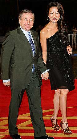 jean todt and michelle yeoh 260609 02