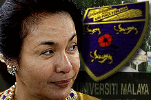 rosmah mansor and universiti malaya