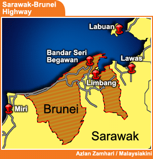 miri brunei limbang lawas highway 270609