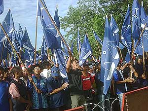 bn umno candidate and leaders manek urai by election nomination day 060709 12