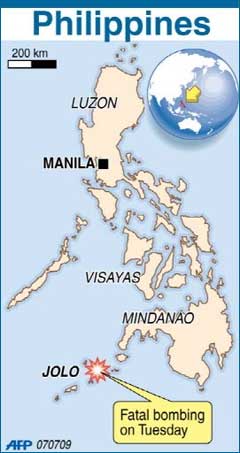 bomb attack in southern philippine 070709 02