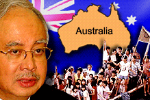 najib and boat people australia