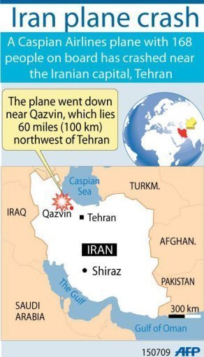 iranian plane crash