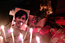 teoh beng hock plaza masalam macc sprm 160709 candlelight vigil flower picture