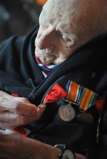 Henry Allingham, the world's oldest man