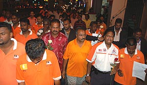 hindraf dataran vigil 050909 crowd