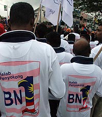 bagan pinang nomination 031009 murugiah supporter