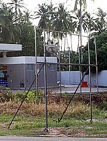 bagan pinang by election 061009 tolak pas billboard gone