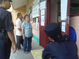 bagan pinang voting started 10102009