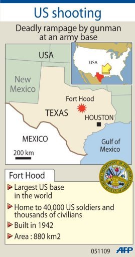massacre at a US military base fort hood texas