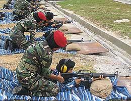 national service weapon training 220905 trainees