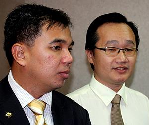 penang announcement of new councilor list 060110 soon lip chee and loh joo huat right