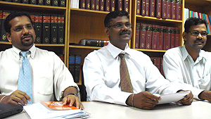 hindraf pc 241209 k vasanthakumar, v ganabatirao, v papparaidu