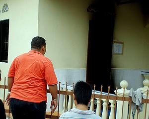 muar arson attack surau parit beting 210110 02