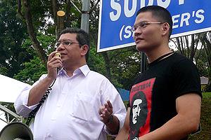 university malaya reopen speaker corner 260110 che guevara t-shirt