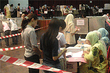 campus university college polls election voting