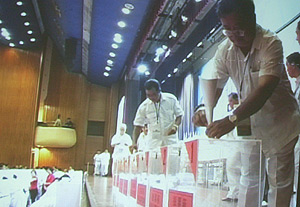 mca egm election 280310 ballot box