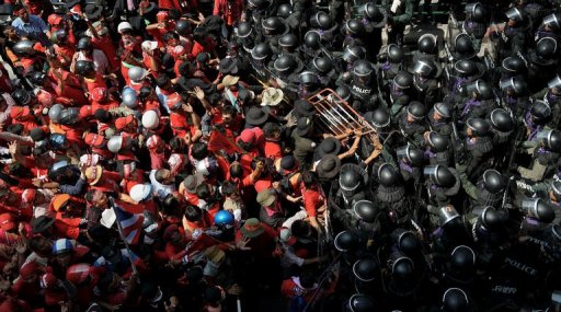 red shirts protest in thailand bangkok 7
