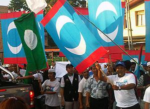 hulu selangor by-election nomination 170410 pakatan supporters