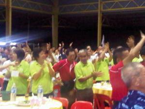 hulu selangor nite before nomination crowd