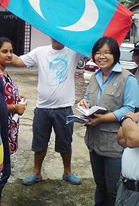 hulu selangor by-election rasa new Village visit 270410