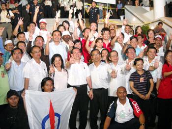 sibu by election result dap leaders celebrating
