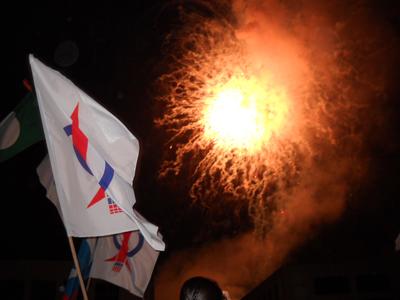 dap sibu finale fireworks