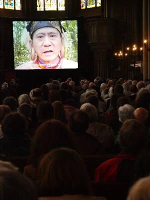 Penan message Along Sega at Burno Manser commemoration in Basel