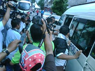 K Vasanthakumar arrested at Najib's launch