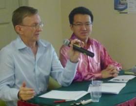 barry wain in penang with liew chin tong