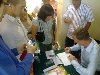 barry wain in penang book signing