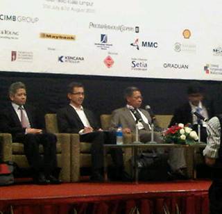 Danny quah, tony pua and mustapa mohamed at msls