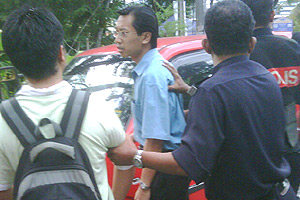 kerinchi protes arrest 090810