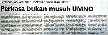 utusan 140910 perkasa bukan musuh umno