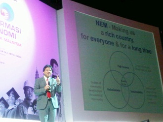 idris jala economic transformation plan open house