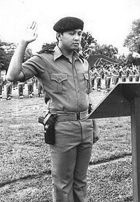 Sarawak rangers A young Tedewin as Commander of the Special Branch Probing Unit