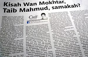 utusan kisah wan mokhtar taib mahmud samakah 290910