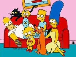 simpsons family cartoon