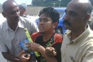 students protest against price hike in putrajaya arrest