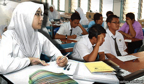 Pelajar SMK Beluran II ikuti tuisyen percuma anjuran Pemuda Umno