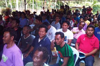 Tenang - Orang asli resident at kampung ulu juaseh