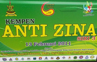 selangor anti-zina campaign poster