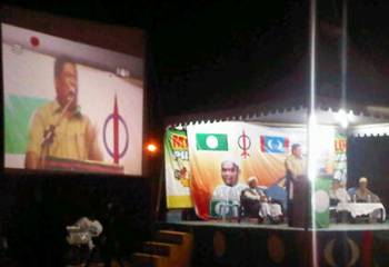 former PAS vice-president Mohamad Sabu in Chinchin